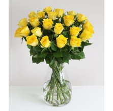 Glowing Roses - 24 Stems In Vase